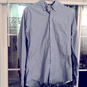 Blue Oxford button down shirt, size Small, Classic fit, J. Crew S